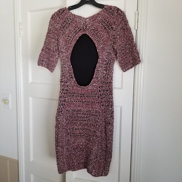 Rag and Bone Red Heart Knit Dress w/ Cut O… - Picture 4 of 10